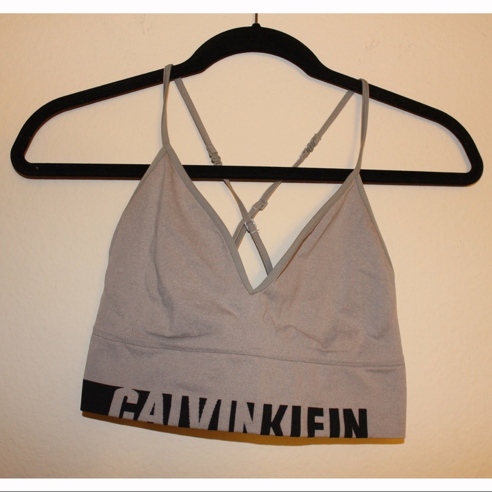 Calvin Klein Grey Thin Multiway Bralette